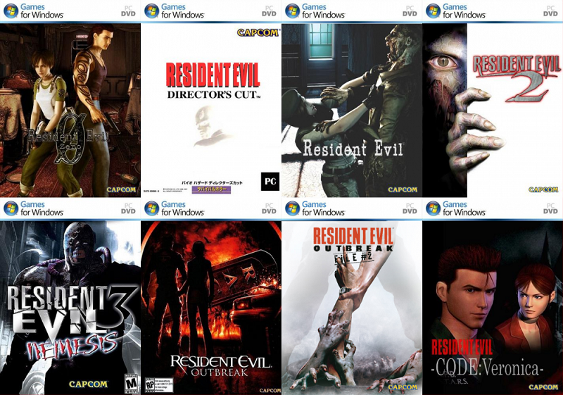 Resident Evil: Classic Anthology 8 in 1 (1996-2004) PC | RePack