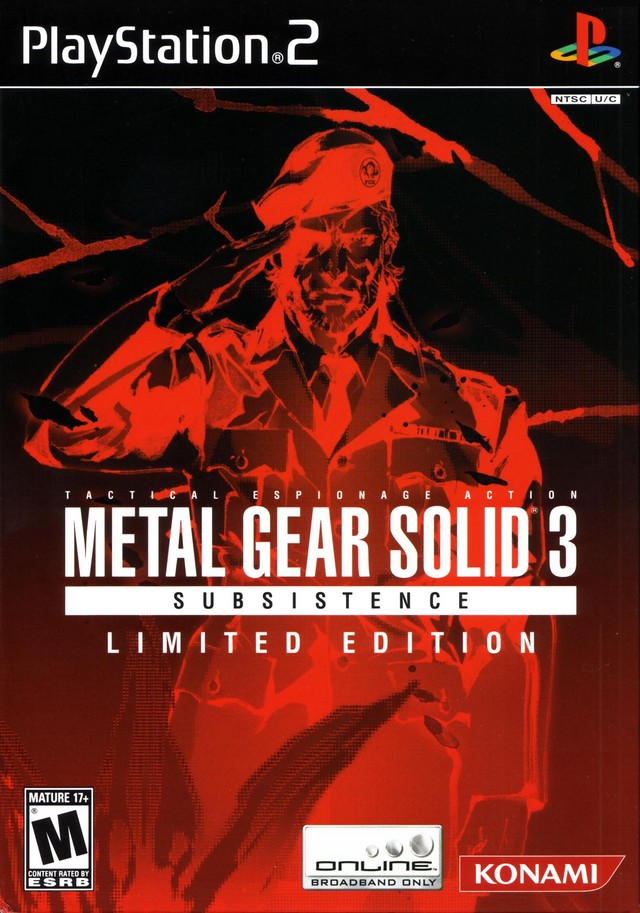 Metal Gear Solid 3: Limited Edition (Subsistence, Persistence, Existence) [ENG|NTSC] (2006) PS2 | 3 DVD