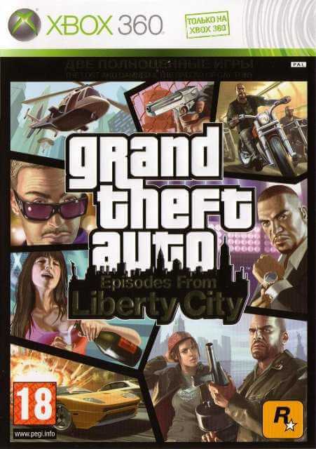 Grand Theft Auto: Episodes from Liberty City [Перевод от 1С без цензуры V2.0] [FREEBOOT / ENG+RUS] (2009) XBOX360 | GOD