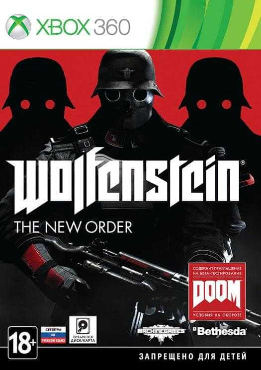 Wolfenstein: The New Order [FREEBOOT / RUS] (2014) XBOX360 | GOD