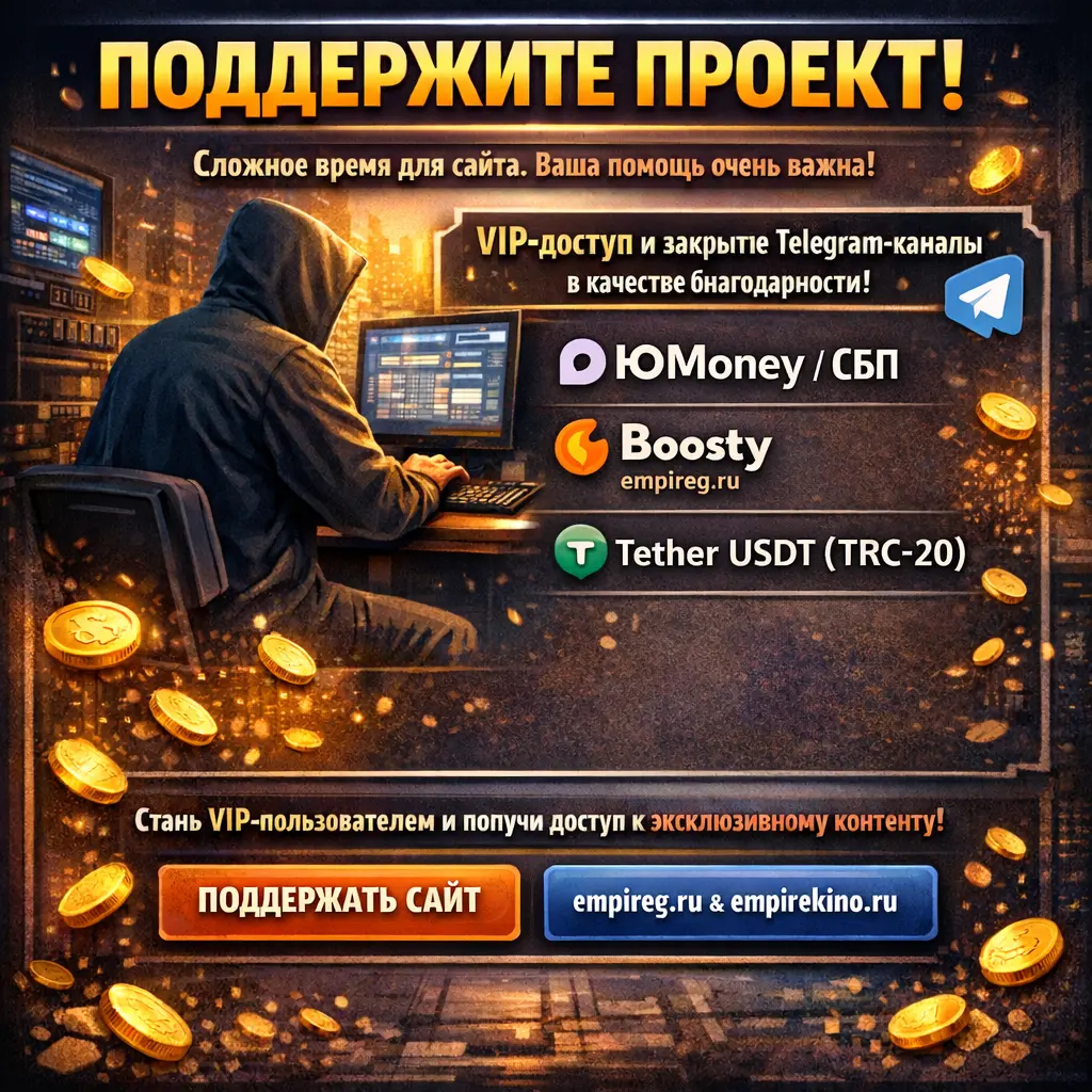Поддержка сайта! Мы очень в ней нуждаемся!