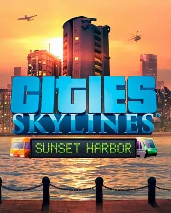 Cities: Skylines Sunset Harbor [v 1.41.1-f2] (2020) PC | Пиратка
