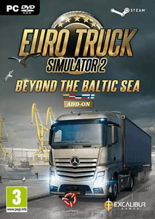 Euro Truck Simulator 2 - Beyond the Baltic Sea [v 1.43.3.40s] (2018) PC | RePack от dixen18